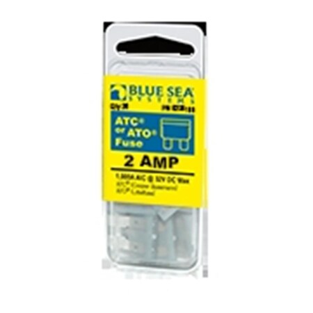 Blue Sea Systems s  2A Fuse ATO & ATC, 25PK BL82182
